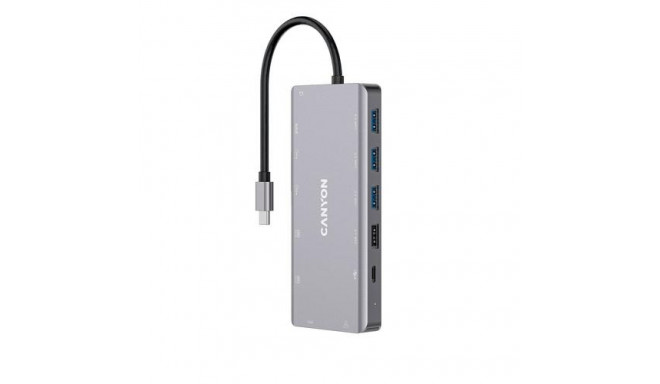 Canyon DS-12 USB 3.2 Gen 1 (3.1 Gen 1) Type-C Grey