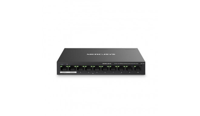 Mercusys 10-Port 10/100Mbps Desktop Switch with 8-Port PoE+