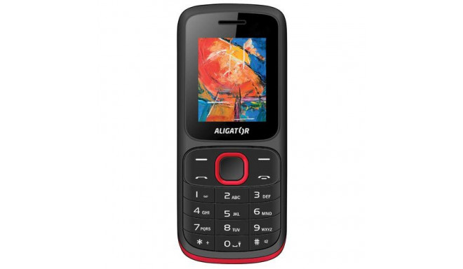 Aligator D210 4.57 cm (1.8&quot;) 66 g Black, Red Senior phone