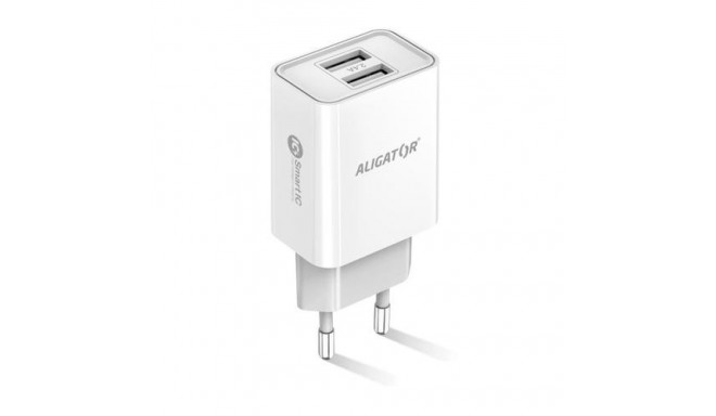 Aligator CHA0043 mobile device charger Universal White AC Fast charging Indoor