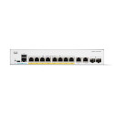 Cisco Catalyst 1300-8FP-2G Managed Switch, 8 Port GE, Full PoE, 2x1GE Combo, Limited Lifetime Protec