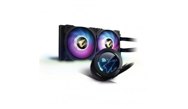GIGABYTE AORUS WATERFORCE X 240 computer cooling system Processor All-in-one liquid cooler 12 cm Bla