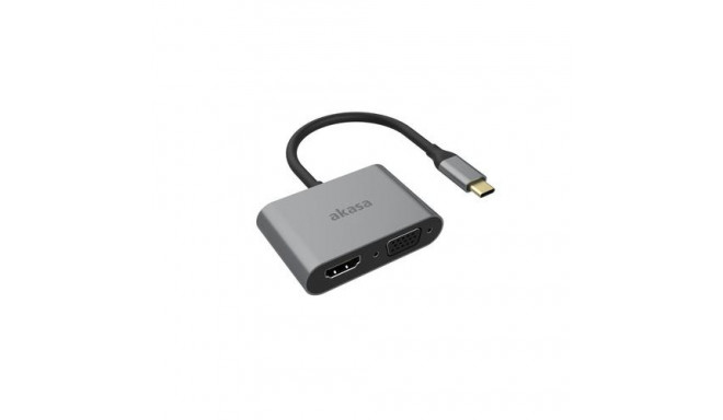 Akasa USB Type-C 2-In-1 Adapter