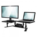 Allsop 31883 monitor mount / stand 61 cm (24&quot;) Black Desk