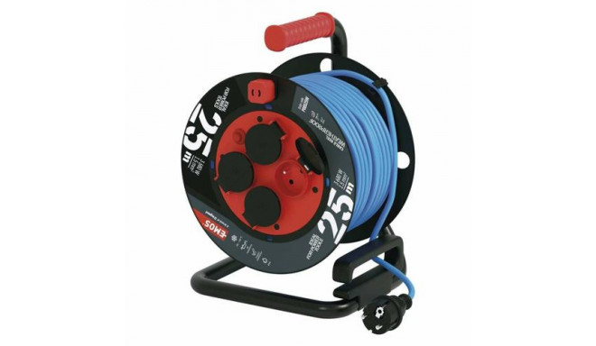 Emos P08525W Black, Blue 4 AC outlet(s) 230 V 25 m