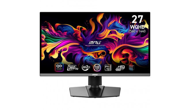 MSI MPG 271QRX QD-OLED computer monitor 67.3 cm (26.5&quot;) 2560 x 1440 pixels Wide Quad HD QDO