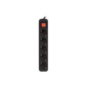 Lanberg PS1-05F-0300-BK power extension 3 m 5 AC outlet(s) Indoor Black