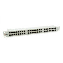 Equip 48-Port Cat.6 Shielded Patch Panel, Light Grey