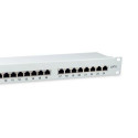 Equip 24-Port Cat.6 Shielded Patch Panel, Light Grey