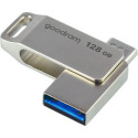 Goodram ODA3 USB flash drive 128 GB USB Type-A / USB Type-C 3.2 Gen 1 (3.1 Gen 1) Silver