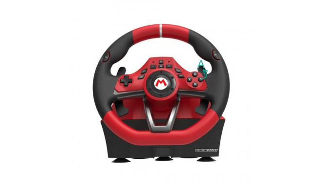 Hori Mario Kart Racing Wheel Pro Deluxe Black, Red USB Steering wheel + Pedals Analogue Nintendo Swi