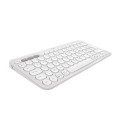 Logitech Pebble Keys 2 K380s keyboard Universal RF Wireless + Bluetooth QWERTY US International Whit