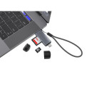 Conceptronic BIAN05G 2-in-1 USB 3.0 Dual Plug Card Reader, SD/MicroSD 3.0, UHS-I
