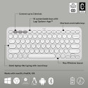 Logitech Pebble Keys 2 K380s keyboard Universal RF Wireless + Bluetooth QWERTY US International Whit