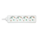 Deltaco GT-0402 power extension 5 m 4 AC outlet(s) Indoor White