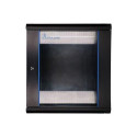 Extralink Rackmount cabinet 12U 600x450 Black wall mounted