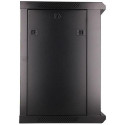 Extralink Rackmount cabinet 12U 600x450 Black wall mounted