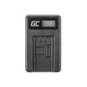 Green Cell VW-BC10 battery charger Digital camera battery USB