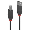 Lindy 7.5m USB 2.0 Type A to B Cable, Anthra Line