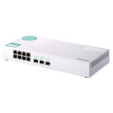 QNAP QSW-308S network switch Unmanaged Gigabit Ethernet (10/100/1000) White