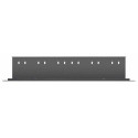 Intellinet 19" Cable Entry Panel with Cable Tray 2-Pack, with Brush, 1U, Black, 2pcs in a B