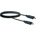 Schwaiger LK 101 C USB cable USB 3.2 Gen 2 (3.1 Gen 2) 1 m USB C Black