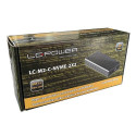 LC-Power LC-M2-C-NVME-2X2 storage drive enclosure SSD enclosure Black M.2