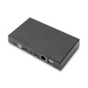 Digitus KVM Switch, 2 Port, 4K30Hz, USB-C/USB/HDMI in, HDMI out, Network