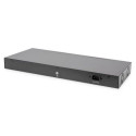 Digitus 24-Port Gigabit PoE Networkswitch,19 Zoll, unmanaged,2 Uplink Ports, SFP, 370 W, af/at Digitus 24-Port Gigabit PoE Networkswitch,19 Zoll, unmanaged,2 Uplink Ports, SFP, 370 W, af/at