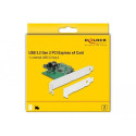 DeLOCK PCI Express x4 Card to 1 x internal USB 10 Gbps Type-E Key A 20 pin female