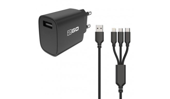 2GO 797257 mobile device charger Black Indoor