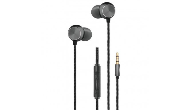 2GO 795967 headphones/headset Wired In-ear Calls/Music Anthracite, Black