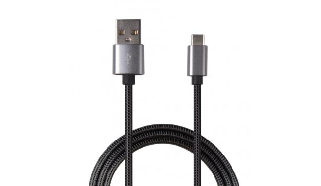 2GO 795812 USB cable 1 m USB 3.2 Gen 1 (3.1 Gen 1) USB B USB C Grey