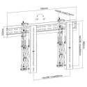 Equip 37&quot;-70&quot; Pop-Out Video Wall Mount Bracket