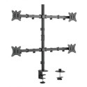 Equip 17&quot;-32&quot; Articulating Quad Monitor Desk Mount Bracket