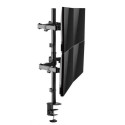 Equip 17&quot;-32&quot; Articulating Quad Monitor Desk Mount Bracket