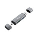 Equip Card Reader with USB 3.0 Hub, OTG