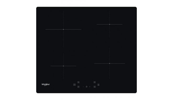 Whirlpool WS Q4860 NE Black Built-in 60 cm Zone induction hob 4 zone(s)