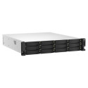 QNAP TS-h1887XU-RP NAS Rack (2U) Intel Xeon E E-2334 16 GB DDR4 QuTS hero Black, White