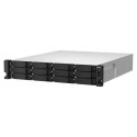 QNAP TS-h1887XU-RP NAS Rack (2U) Intel Xeon E E-2334 16 GB DDR4 QuTS hero Black, White