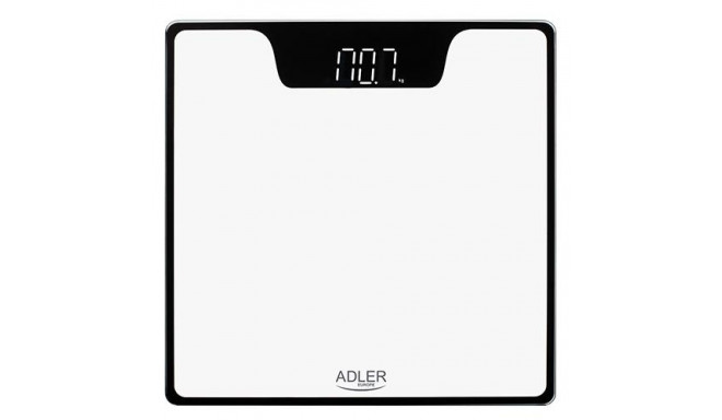 Adler AD 8174W personal scale Rectangle White Electronic personal scale