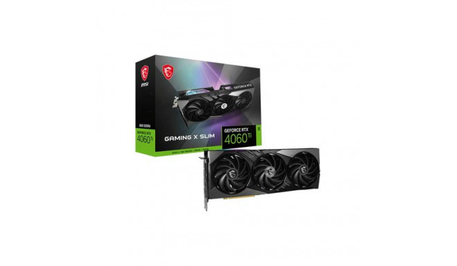 MSI GAMING GeForce RTX 4060 Ti X SLIM 8G NVIDIA 8 GB GDDR6