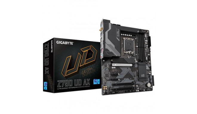 GIGABYTE Z790 UD AX Motherboard - Supports Intel Core 14th CPUs, 16*+1+１ Phases Digital VRM, up to 7