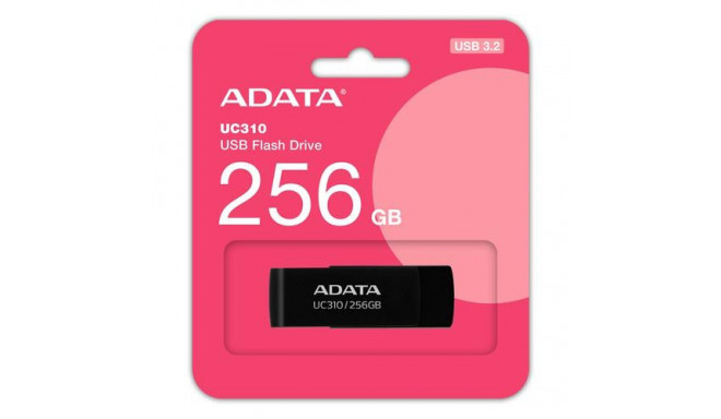 ADATA UC310 USB flash drive 256 GB USB Type-A 3.2 Gen 1 (3.1 Gen 1) Black