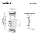 Nedis TWMT100SI holder White, Grey