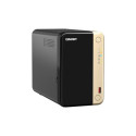 QNAP TS-264 NAS Tower Intel® Celeron® N5095 8 GB QNAP QTS Black, Gold