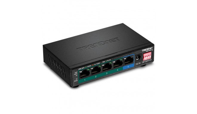 Trendnet TPE-TG51G network switch Gigabit Ethernet (10/100/1000) Power over Ethernet (PoE) Black