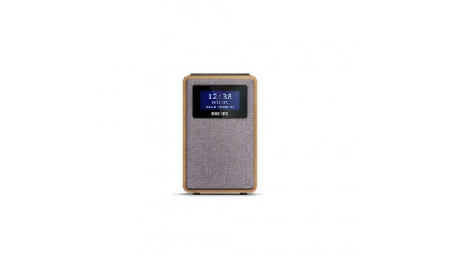 Philips TAR5005/10 radio Clock Digital Grey, Wood