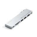 Satechi ST-HUCPHSS laptop dock/port replicator Docking USB 3.2 Gen 2 (3.1 Gen 2) Type-C Silver