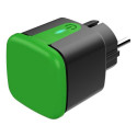 Deltaco SH-OP01 smart plug 3120 W Black, Green